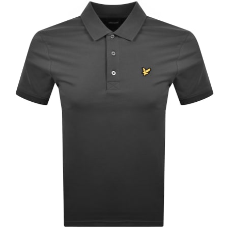 Product image for Lyle And Scott Plain Polo T Shirt Grey