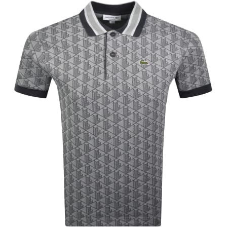 Product image for Lacoste Logo Polo T Shirt Grey