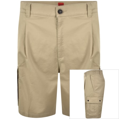 Product image for HUGO Craysen262 Cargo Shorts Beige