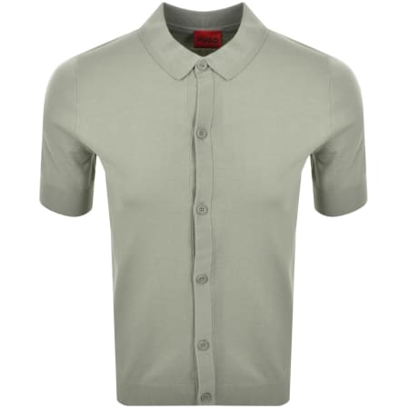 Product image for HUGO San Paco Knit Shirt Green