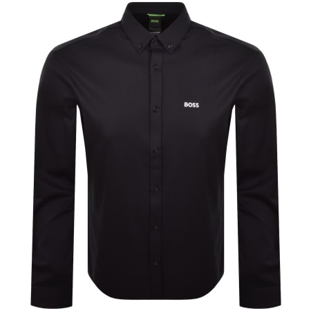 Product image for BOSS ST Motion Long Sleeve Shirt Dark Blue