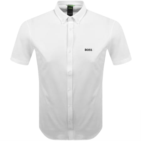 Product image for BOSS ST Motion Short Sleeve Shirt White