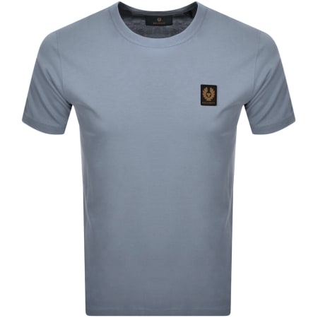 Product image for Belstaff Featherweight Logo T Shirt Blue