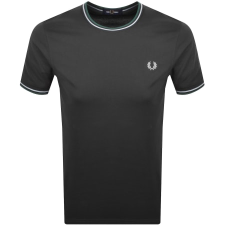 Product image for Fred Perry Twin Tipped T Shirt Anchor Grey