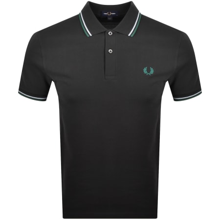 Product image for Fred Perry Twin Tipped Polo T Shirt Grey