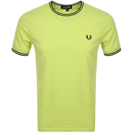 Product image for Fred Perry Twin Tipped T Shirt Green