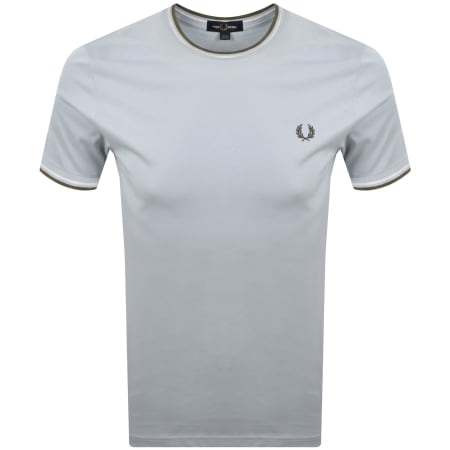Product image for Fred Perry Twin Tipped T Shirt Blue