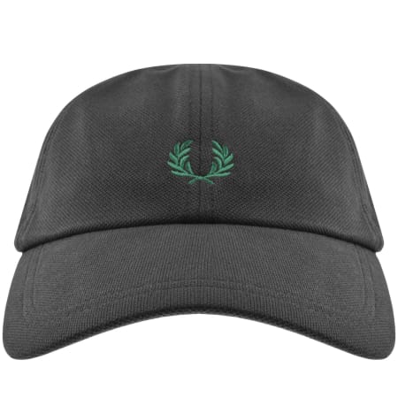 Product image for Fred Perry Pique Classic Cap Grey