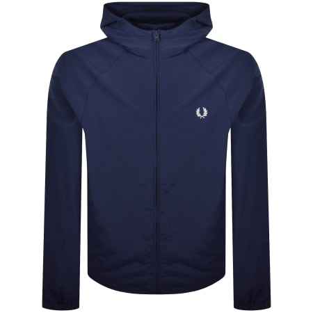 Product image for Fred Perry Hooded Shell Jacket French Navy