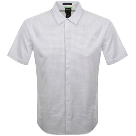 Product image for BOSS Excurse Short Sleeve Shirt Blue