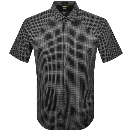 Product image for BOSS Excurse Short Sleeve Shirt Dark Blue