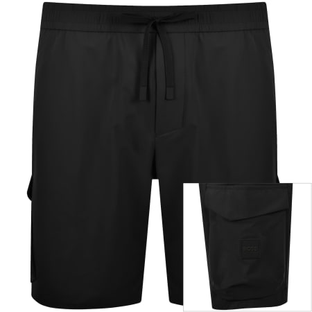 Product image for BOSS Urbanex Tapered Fit Cargo Shorts Black