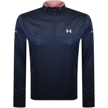 Product image for Under Armour Tech Utility Quarter Zip T Shirt Blue