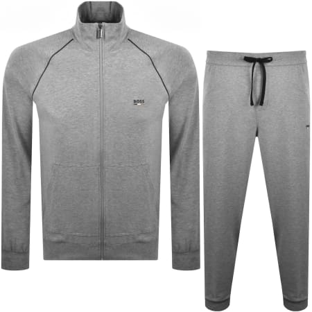 Product image for BOSS Oliver Full Zip Tracksuit Grey