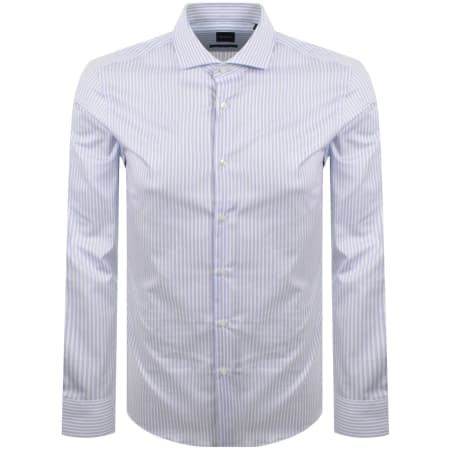 Product image for BOSS H Hank Striped Shirt Blue