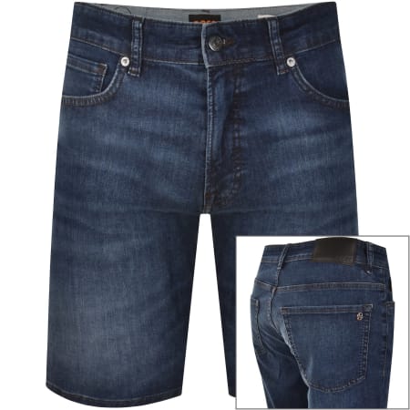 Product image for BOSS Re Maine Denim Shorts Blue