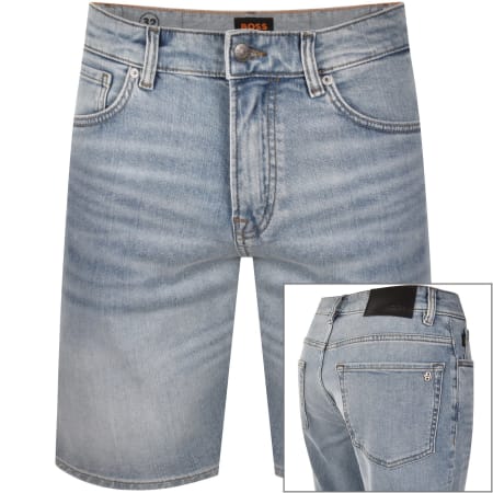 Product image for BOSS Re Maine Denim Shorts Blue