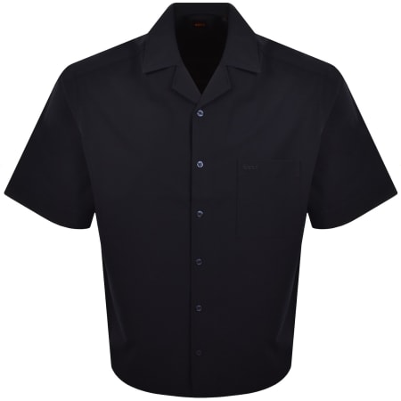 Product image for BOSS Lapisy Relaxed Fit Shirt Dark Blue