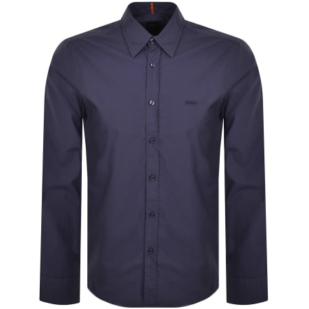 Product image for BOSS Relegant 6 Regular Fit Shirt Navy