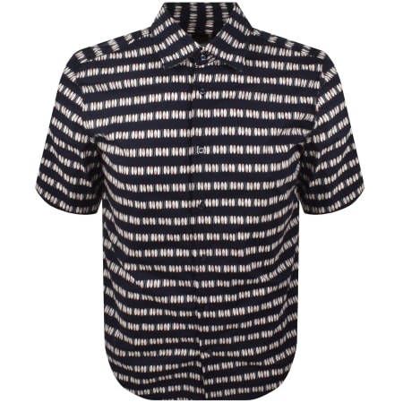 Product image for BOSS Rash 2 Patterned Shirt Navy