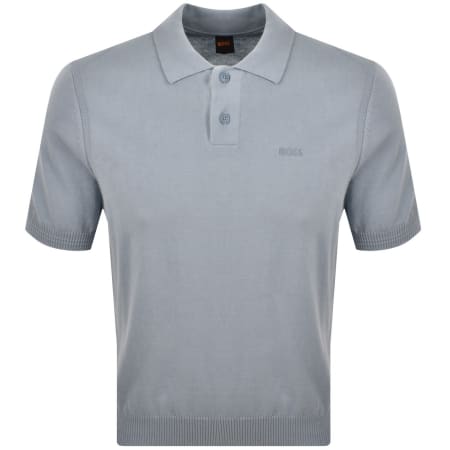 Product image for BOSS Asac P Knit Polo T Shirt Blue