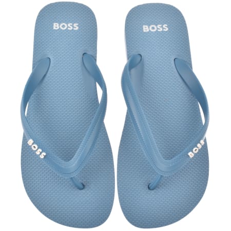 Product image for BOSS Tracy Flip Flops Aqua Blue
