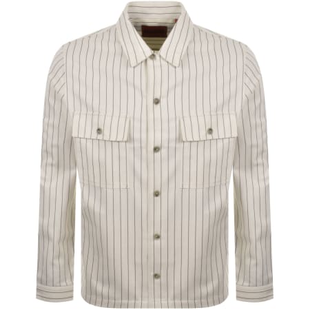 Product image for HUGO Epoldo Overshirt Jacket Cream