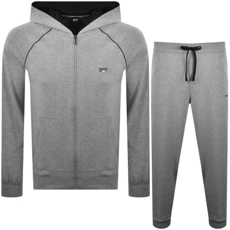 Product image for BOSS Oliver Hooded Tracksuit Grey