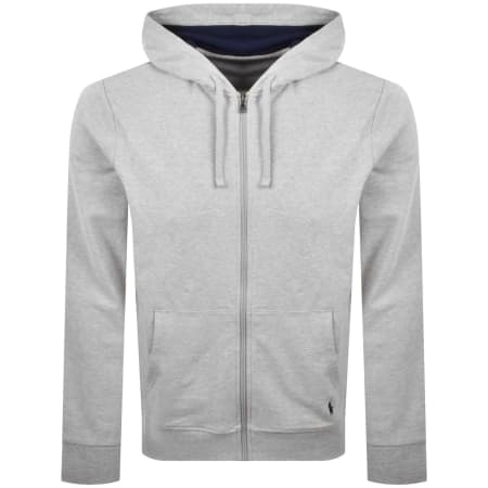 Product image for Ralph Lauren Full Zip Hoodie Heather Grey