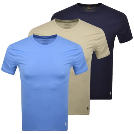 Product image for Ralph Lauren 3 Pack Short Sleeve T Shirts