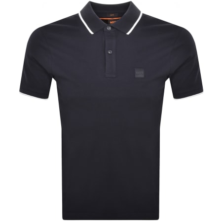 Product image for BOSS Passertip Polo T Shirt Navy