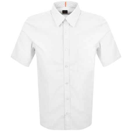 Product image for BOSS Relegant 6 Short Sleeved Shirt White