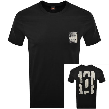 Product image for BOSS TGroove Logo T Shirt Black