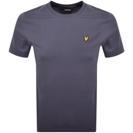 Product image for Lyle And Scott Crew Neck T Shirt Purple