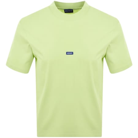 Product image for HUGO Blue Nieros Logo T Shirt Bright Green