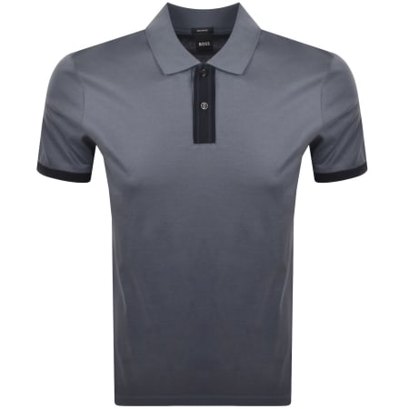 Product image for BOSS Parlay Polo T Shirt Open Blue