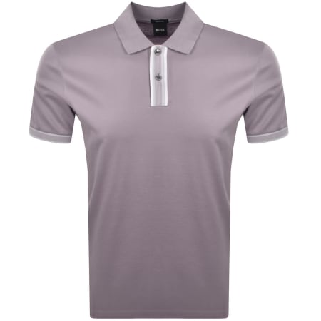 Product image for BOSS Parlay Polo T Shirt Purple