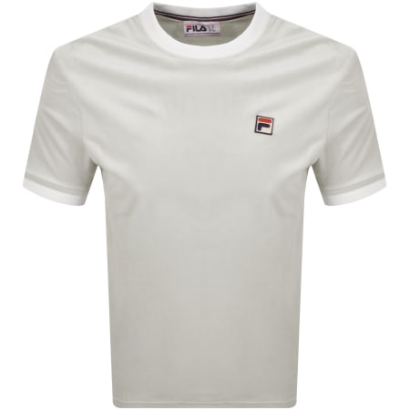 Product image for Fila Basilio Velour T Shirt Grey