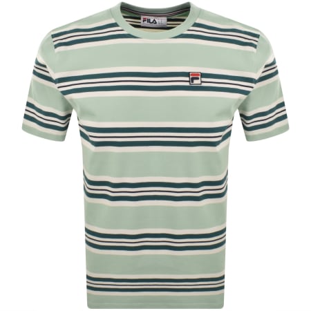 Product image for Fila Cesare Stripe T Shirt Green