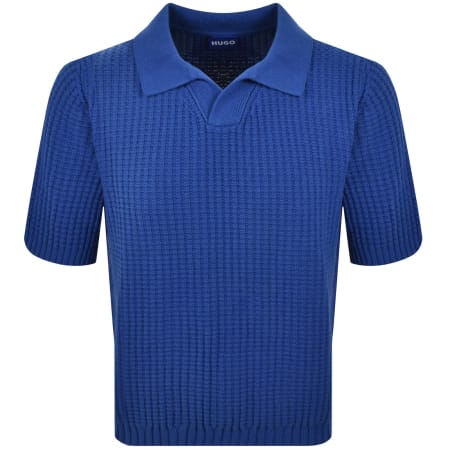 Product image for HUGO Blue Spero Knit Polo Blue