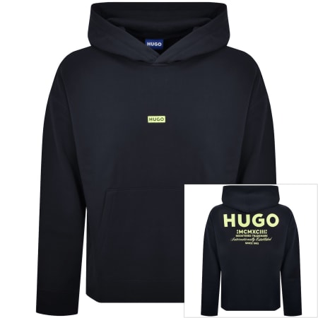 Product image for HUGO Blue Nazardo Hoodie Navy