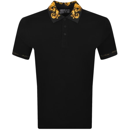 Product image for Versace Jeans Couture Polo T Shirt Black