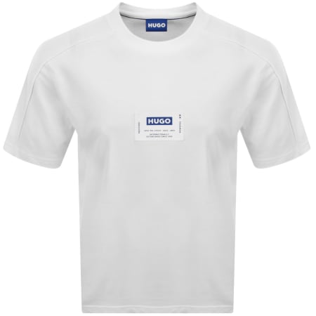 Product image for HUGO Blue Nromo T Shirt White
