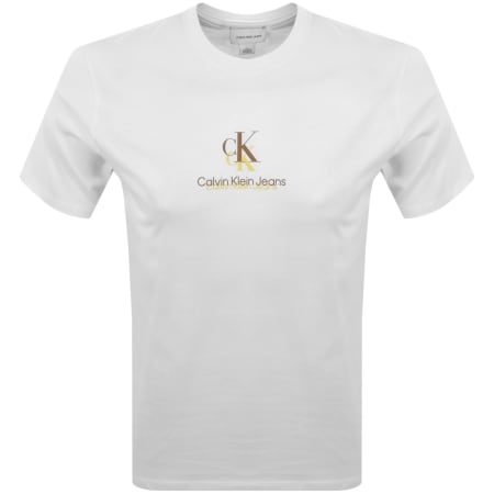 Product image for Calvin Klein Jeans Logo T Shirt White
