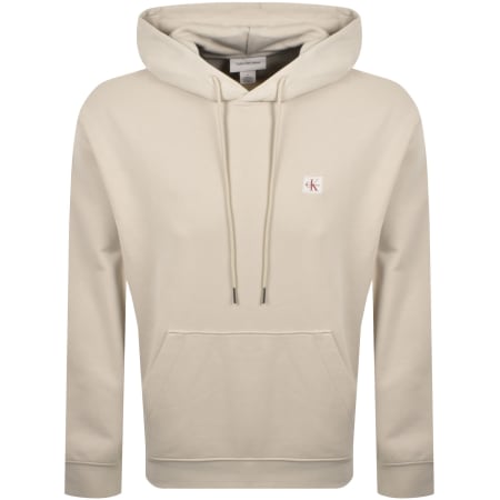 Product image for Calvin Klein Jeans Badge Hoodie Beige