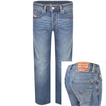 Product image for Diesel Larkee Light Wash Regular Fit Jeans Blue