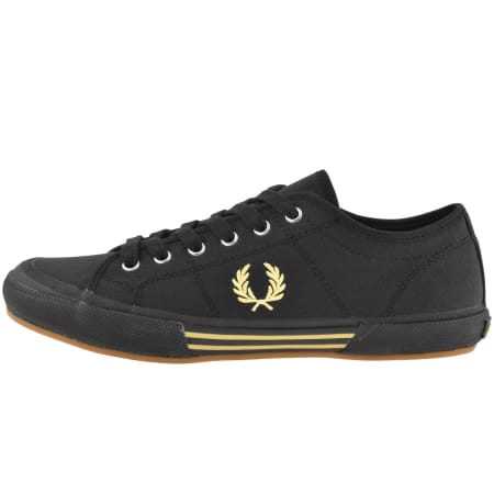 Product image for Fred Perry B708 Canvas Trainers Black