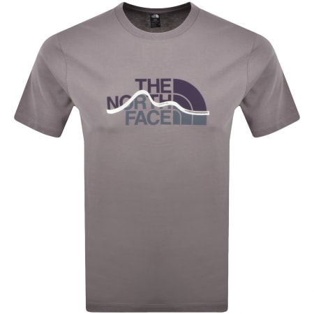Product image for The North Face Mountain Line T Shirt Purple