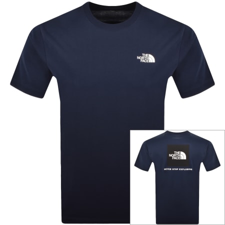 Product image for The North Face Evolution Box T Shirt Navy
