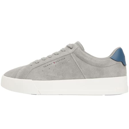Product image for Tommy Hilfiger Court Suede Trainers Universal Grey